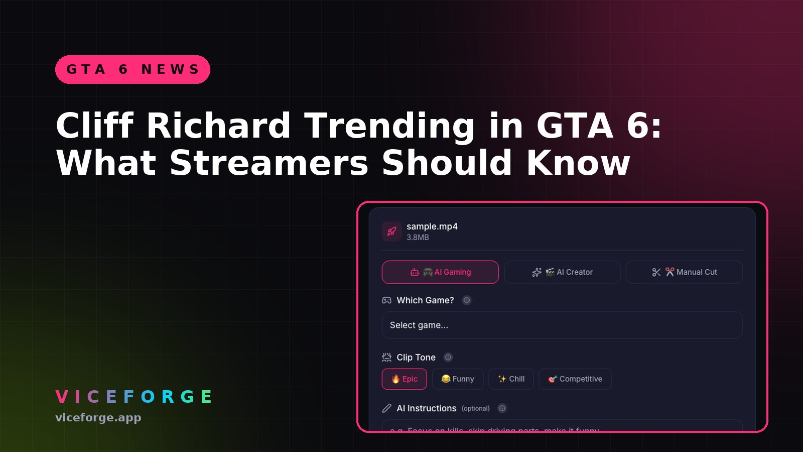 Cliff Richard Trending in GTA 6: What Streamers Should Know