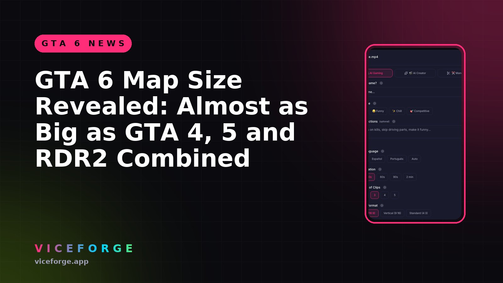 GTA 6 Map Size Revealed: Almost as Big as GTA 4, 5 and RDR2 Combined