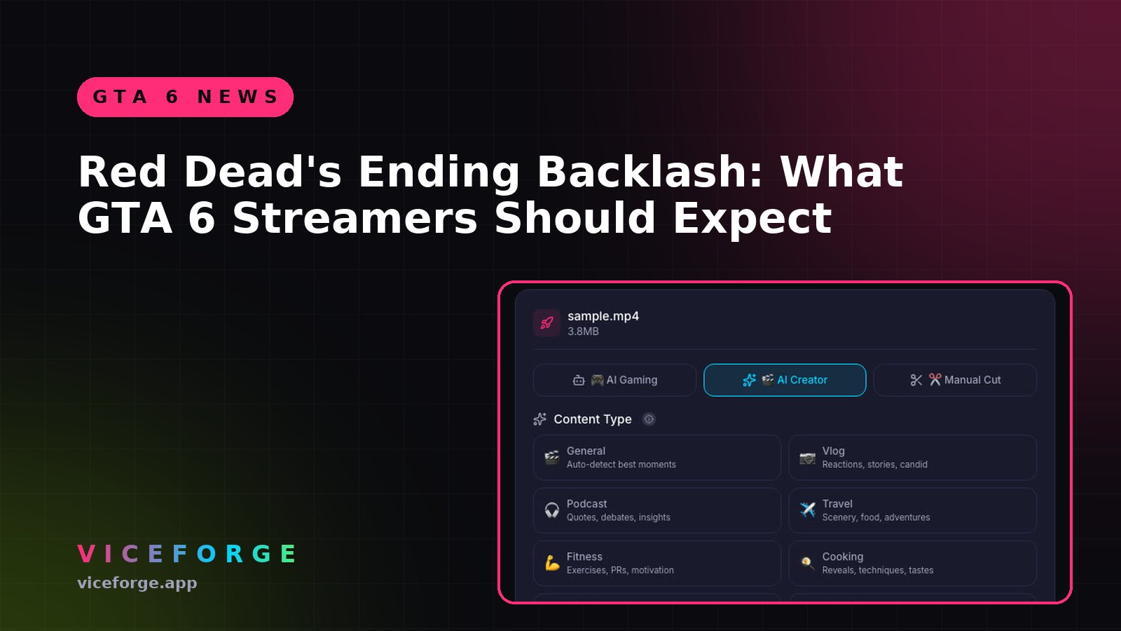 Red Dead's Ending Backlash: What GTA 6 Streamers Should Expect